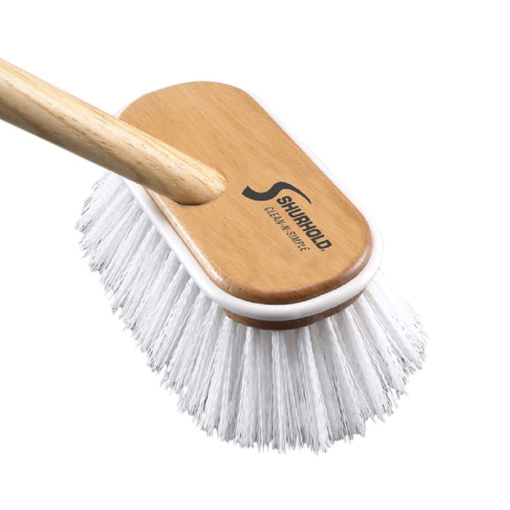 1pc Plastic Long Handle Cleaning Brush, Minimalist Floor Cleaning
