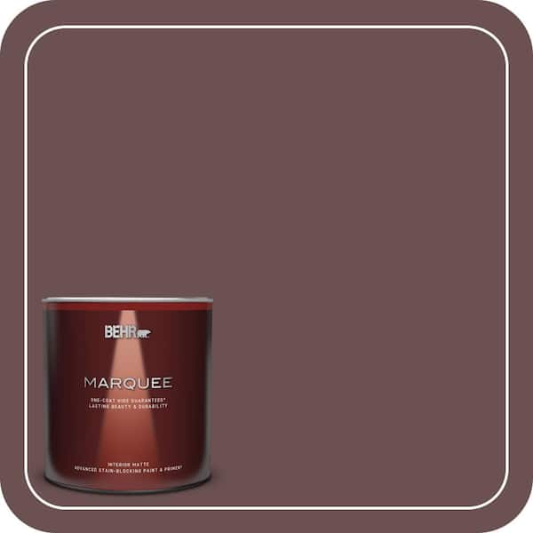 BEHR MARQUEE 1 qt. #130F-7 Semi Sweet Matte Interior Paint & Primer