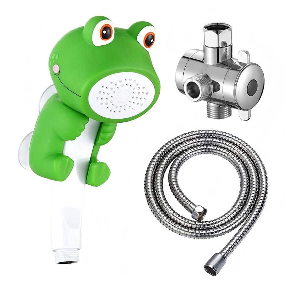 Children's Handheld Shower Head, Cartoon Water Flow Spray Shower Head for Baby, Kids, Toddler, Green price history on PriceWatchPro