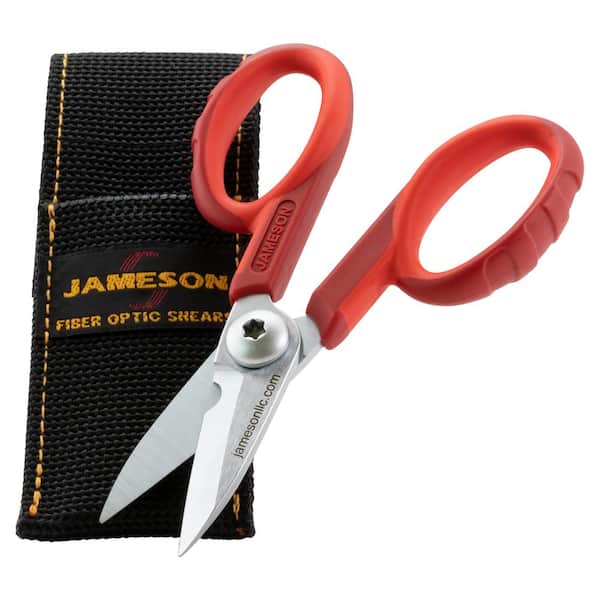 Buy LIVINGO Electrician Scissors: 6 Inch Sharp Heavy Duty Wire Shears -  Stainless Steel Serrated Notch Blade with Belt Clip, Stripper Fiber Optic,  Crimping Aluminium Copper Soft Cable Line Online at desertcartIsrael