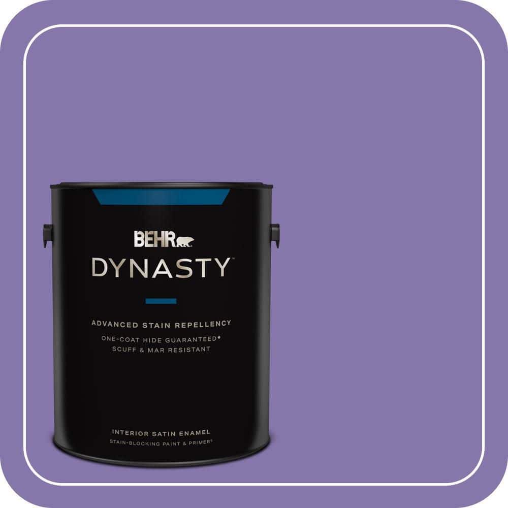 1 gal. #640B-6 Grape Parfait Satin Enamel Interior Stain-Blocking Paint & Primer price history on PriceWatchPro