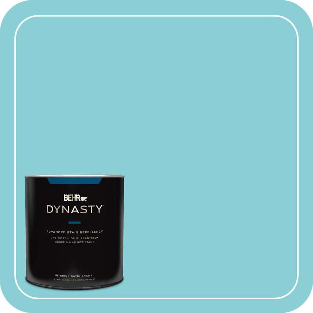 1 qt. #HDC-MD-14 Sky Watch One-Coat Hide Satin Enamel Interior Stain-Blocking Paint & Primer price history on PriceWatchPro