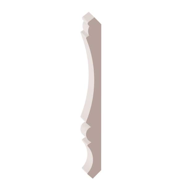 11/16 in. D x 7-1/8 in. W x 96 in. L Primed Poplar Wood Finger-Joint Crown Moulding