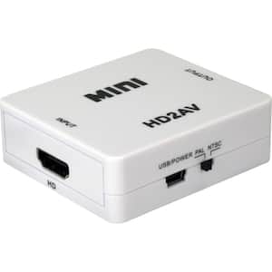 HDMI to Composite Video and Stereo Audio Converter