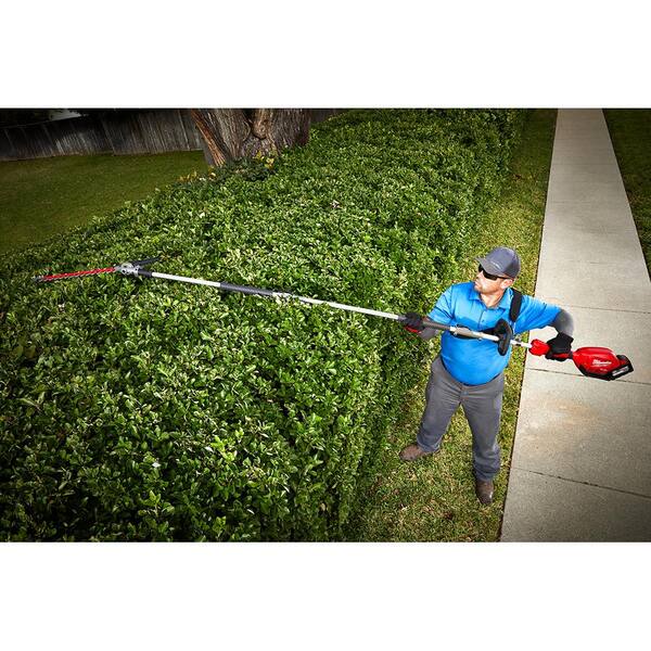 Milwaukee M18 Fuel Quik-Lok 10 in. Pole Saw Attachment and M18 Fuel Quik-Lok Hedge Trimmer Attachment (2-Tool)