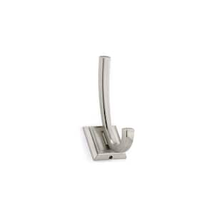 4-7/8 in. (124 mm) Brushed Nickel Transitional Wall Mount Hook