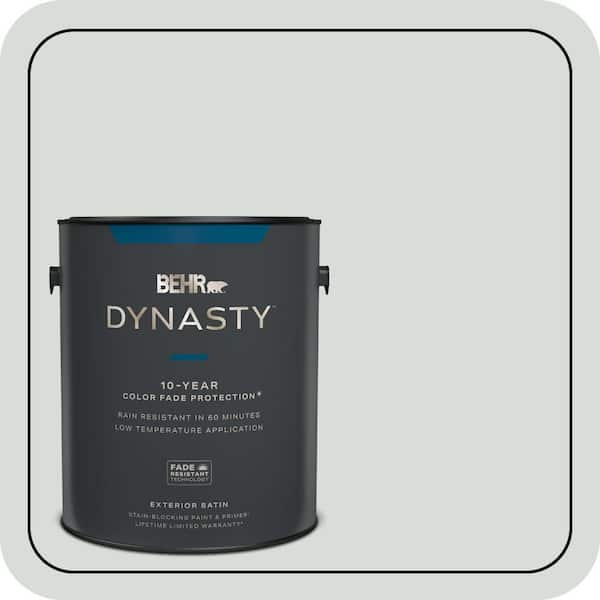 BEHR DYNASTY 1 gal. #PPL-66 Iced Slate Satin Enamel Exterior Stain-Blocking Paint & Primer