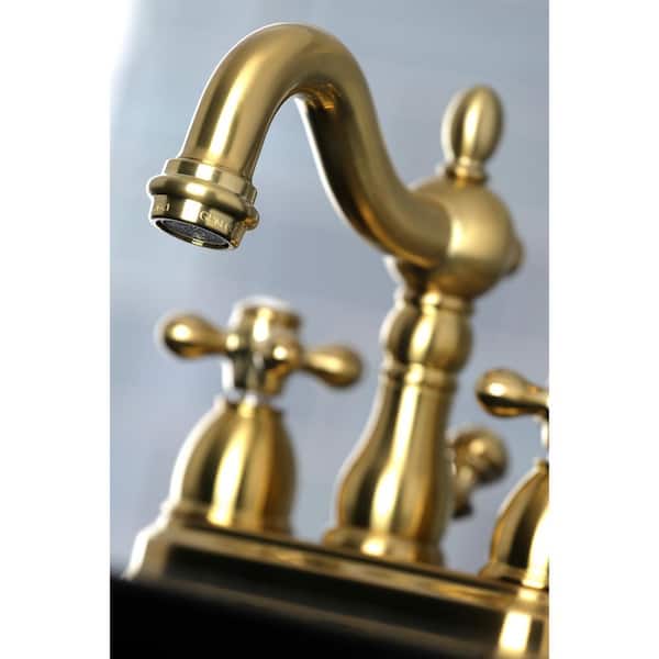 Kingston Brass Heritage 4 in. Centerset 2-Handle Bathroom Faucet 