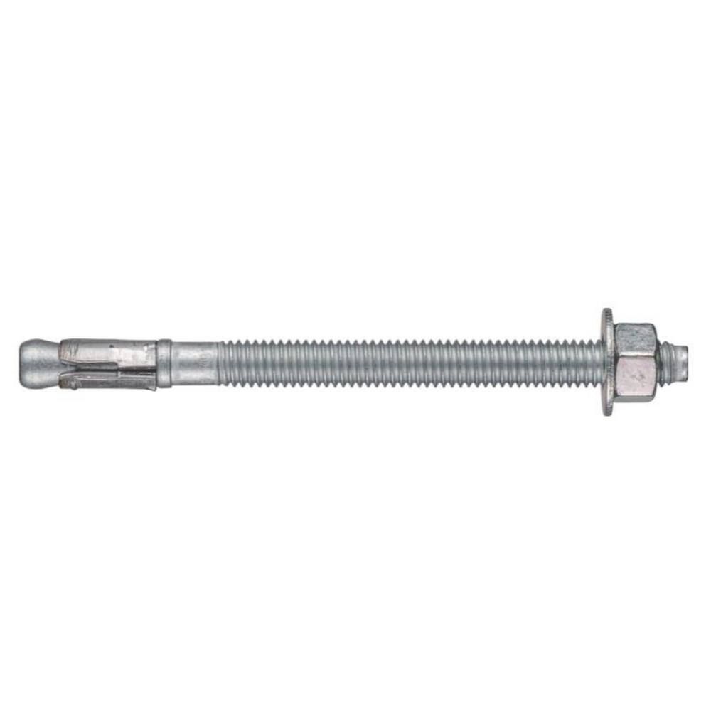 Hilti 3/8 in. x 5 in. Kwik Bolt 1 Carbon Steel Zinc Plated Concrete Anchor (50-Pack) -  2231457