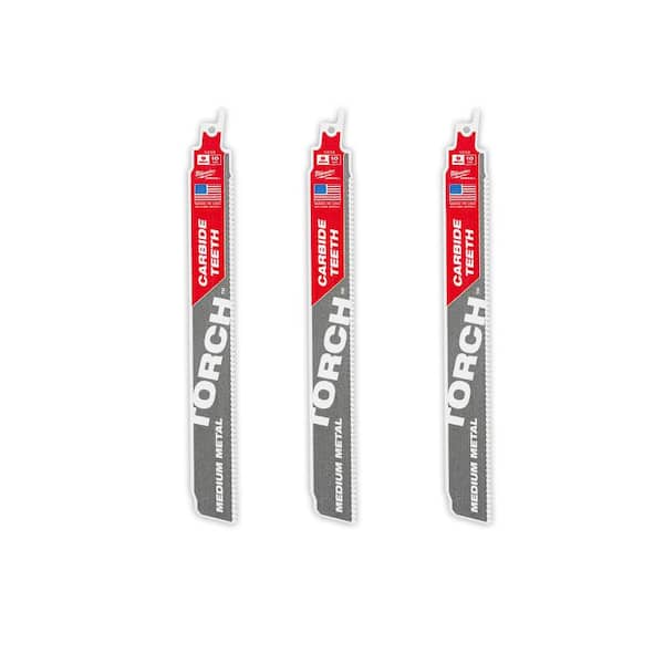 Milwaukee 9 in. 10 TPI The TORCH with Carbide Teeth Metal Cutting