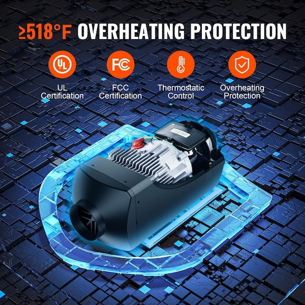 Fuel The Diesel Auxiliary Heater SKYSHALO Diesel Air Heater, 12V