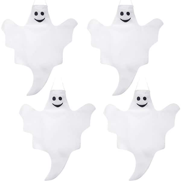 Outdoor Halloween Ghost Decorations Tree Hanging Wind Socks