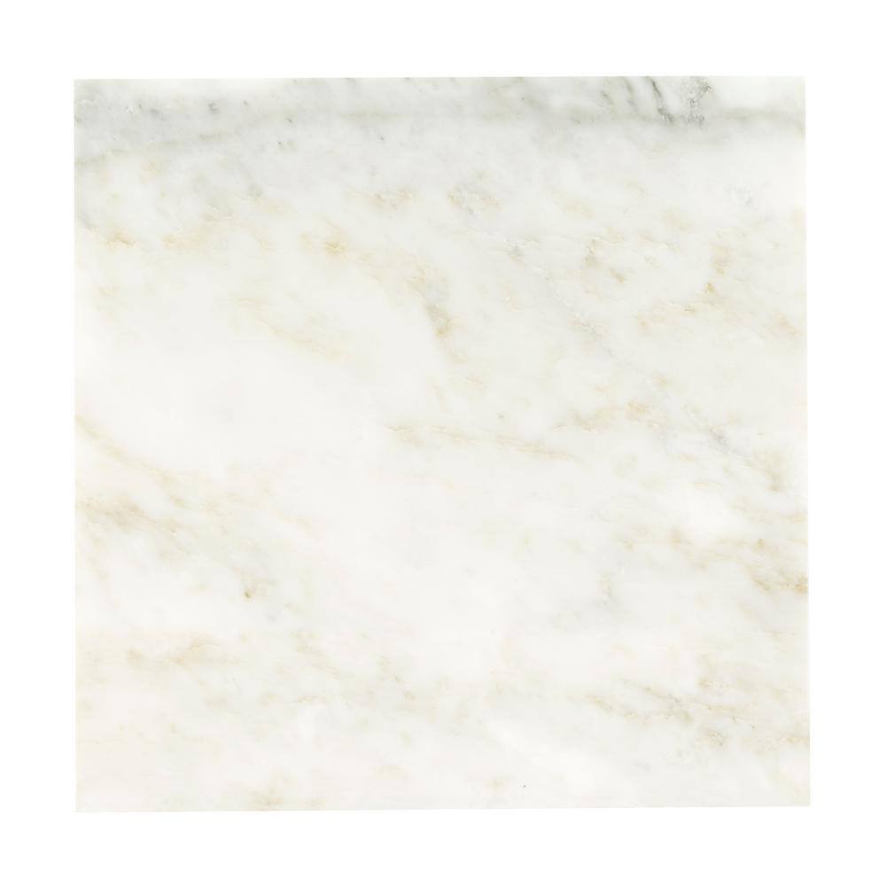 Greecian White 12 in. x 12 in. Honed Marble Floor Ubuy Nepal