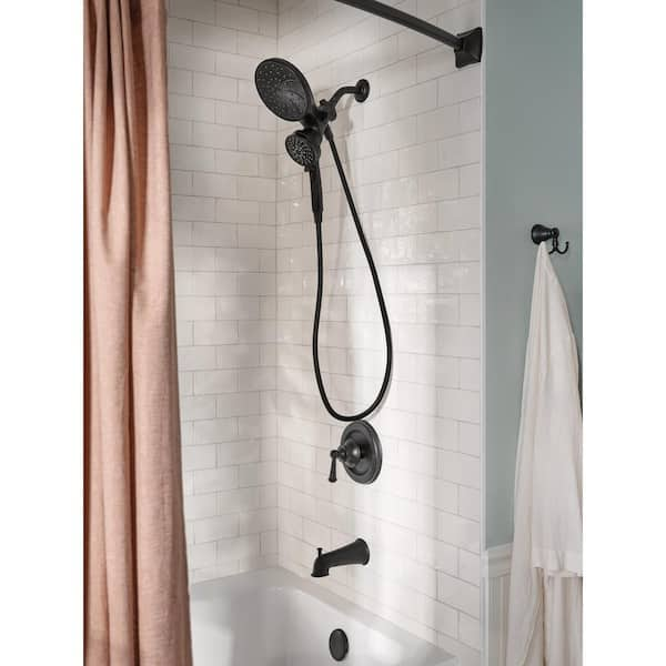 MOEN Brecklyn 6-Spray popular Tub and Shower Faucet in Spot Resist Brushed Nickel