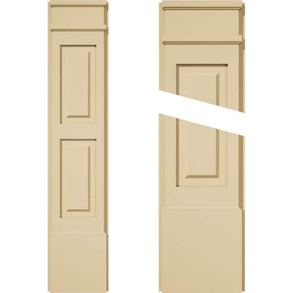 Ekena Millwork 2 in. D x 10 in. W x 48 in. L Primed Polyurethane Pilaster 1-Pack