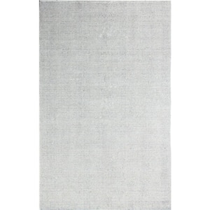 Vestige Grey 5 ft. x 8 ft. (5' x 7'6") Solid Transitional Area Rug
