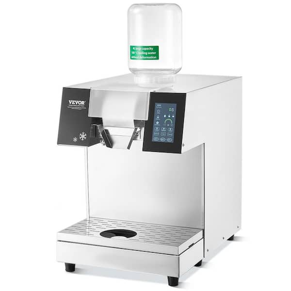 VEVOR 6348 oz. /24 H Commercial Snowflake Ice Machine Snow Cone Machine Ice Shaver Machine with Touchpad Controls Silver