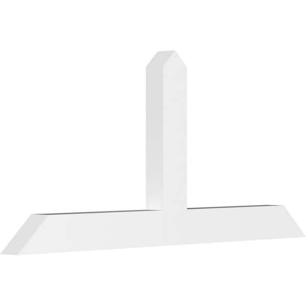 Ekena Millwork Portland 72 in. W x 33 in. H x 4 in. D Signature Polyurethane Bracket