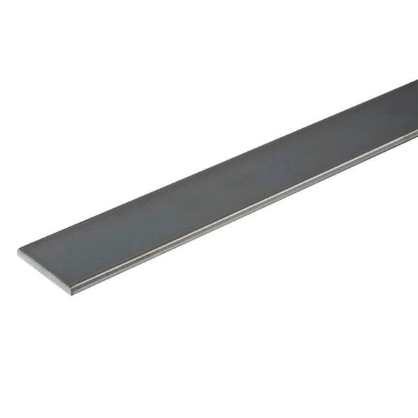 Everbilt 1/2 in. 36 in. Plain Steel Flat Bar with 1/8 in. Thick