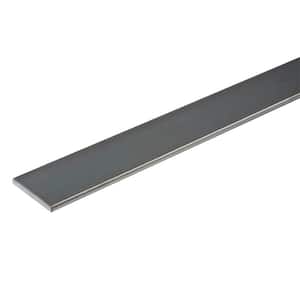 1/2 in. x 48 in. Plain Steel Flat Bar with 1/8 in. Thick