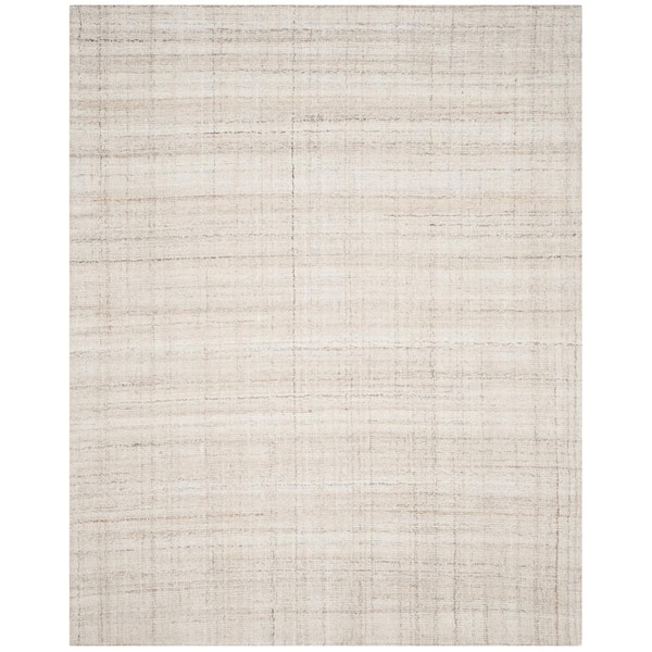 SAFAVIEH Abstract Ivory/Beige 8 ft. x 10 ft. Solid Area Rug