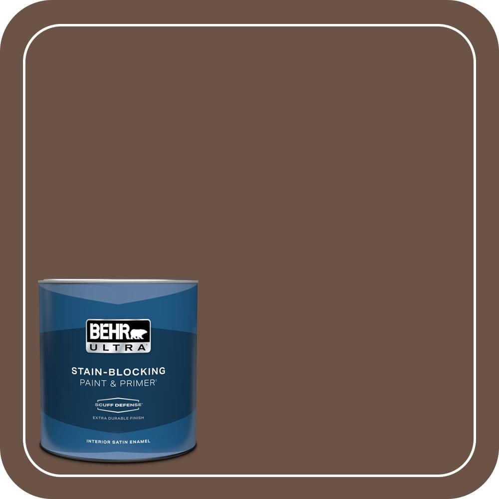 1 qt. #MQ2-05A Authentic Brown Extra Durable Satin Enamel Interior Paint & Primer price history on PriceWatchPro