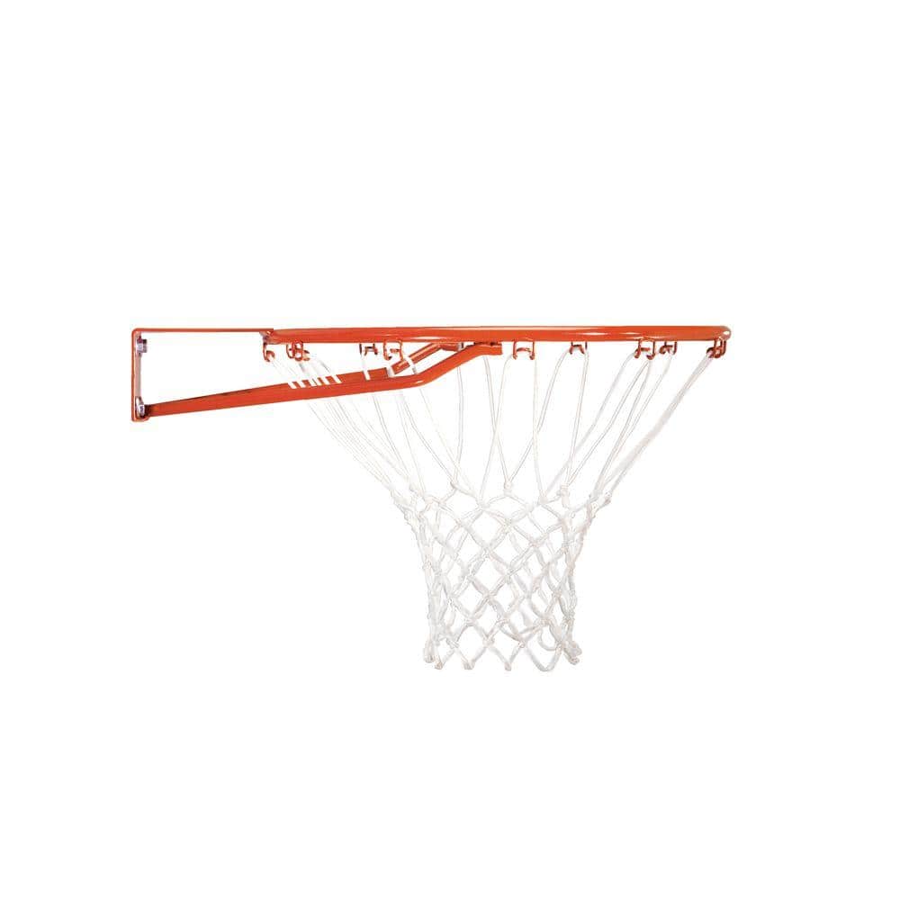 Adjustable 32" Black Polycarbonate Portable Basketball Hoop