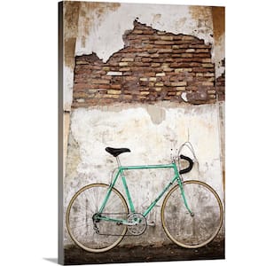 "Bicycle in Rome, Italy" by Circle Capture Canvas Wall Art