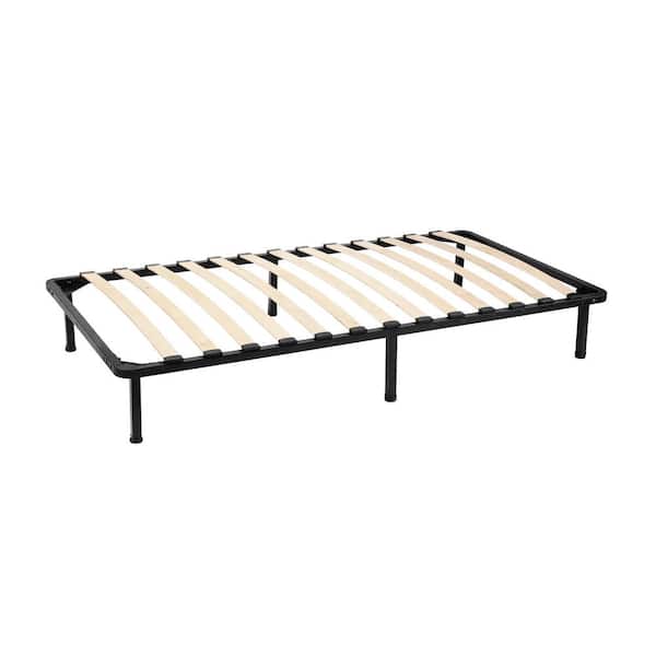Furinno Cannet Twin Metal Platform Bed, Bed Frame Center Support Leg Home Depot