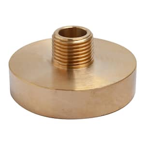 2 in. FIP x 1/2 in. MIP Brass Pipe Adapter Fitting (2-Pack)