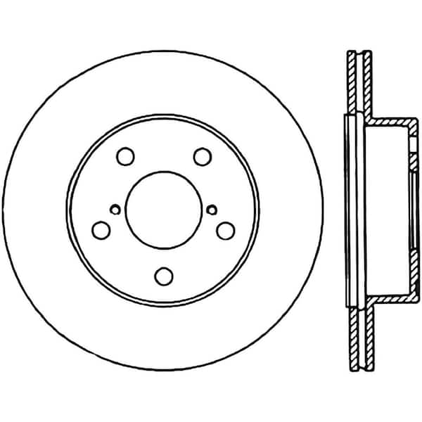 Centric Parts Disc Brake Rotor 2004 Subaru Impreza 2.5L