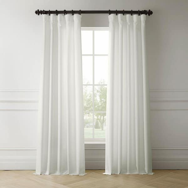 Rideaux Occultants Satin De Coton Bordeaux – Ferronnerie – Panneaux 52x108 (paire) – Exclusive Home