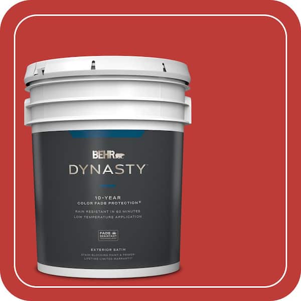 BEHR DYNASTY 5 gal. #P150-7 Flirt Alert Satin Enamel Exterior Stain-Blocking Paint & Primer
