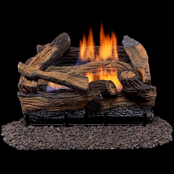 45 000 Btu Heartland Oak, Fireplace Log Sets Home Depot