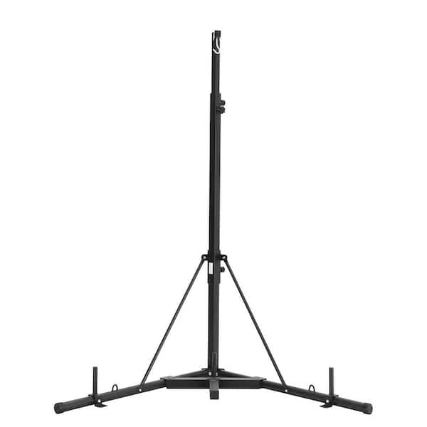 Punching Bag Stand, Steel Heavy Duty Workout Training Equipment, Adjustable Height Boxing Punching Stand with Base