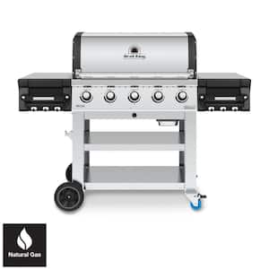 Regal S 510 Commercial 5-Burner Natural Gas Grill in Stainless Steel