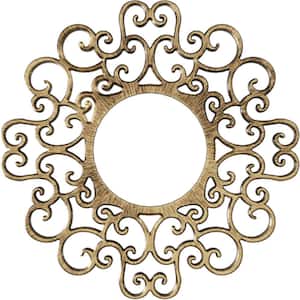 1 in. x 40 in. x 40 in. Reims Architectural Grade PVC Pierced Ceiling Medallion