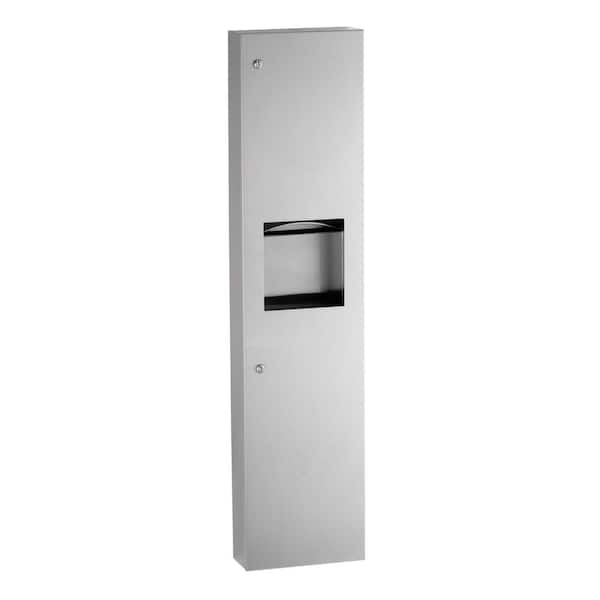 BOBRICK ClassicSeries Recessed Convertible Paper Towel Dispenser/Waste ...