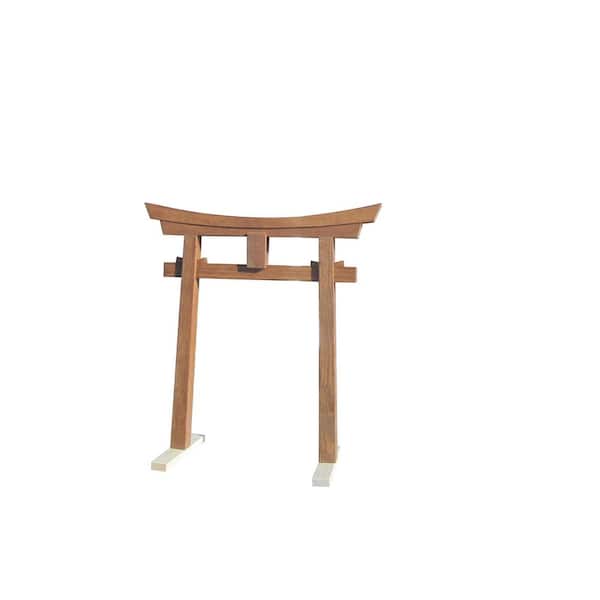 SamsGazebos Miniature Brown Japanese Shinto Temple Torii Garden
