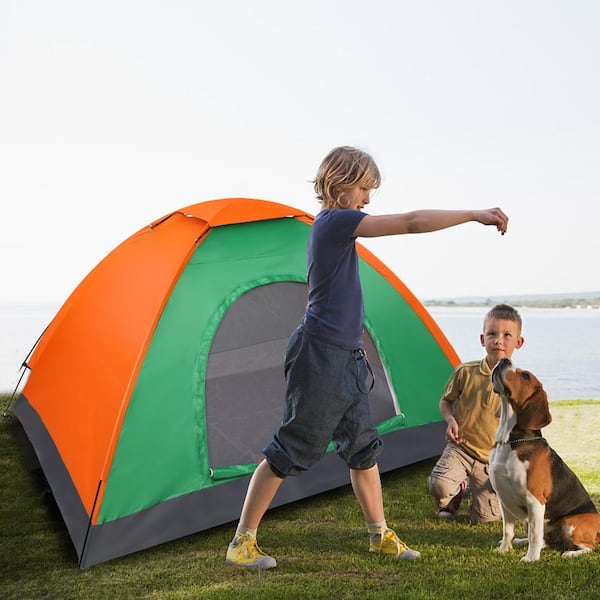 Tussendoortje Manieren Lief Winado Pop-up Green 2-Person Camping Tent 649252302564 - The Home Depot