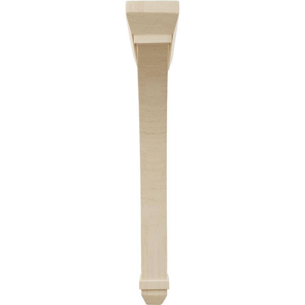 14" Unfinished Rubberwood Corbel Bracket