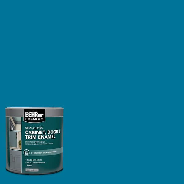 BEHR PREMIUM 1 qt. #P490-7 Mayan Treasure Semi-Gloss Enamel Interior/Exterior Cabinet, Door & Trim Paint