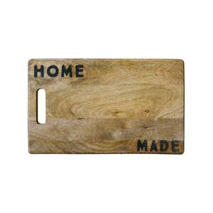 Wood Cutting Board with ''Home Made'' Wording