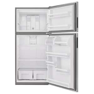 18.2 cu. ft. Top Freezer Refrigerator in Monochromatic Stainless Steel