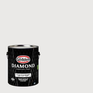 1 gal. PPG1014-1 Glacial Ice Flat Interior Paint with Primer