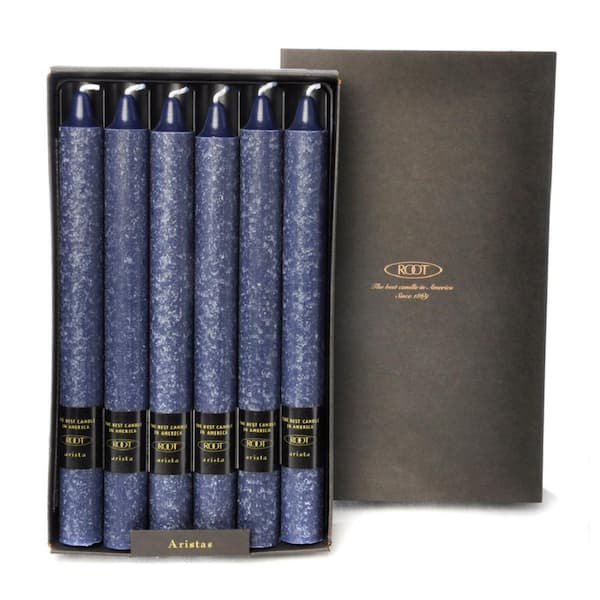 ROOT CANDLES 9 in. Timberline Arista Abyss Dinner Candle (Box of 12)