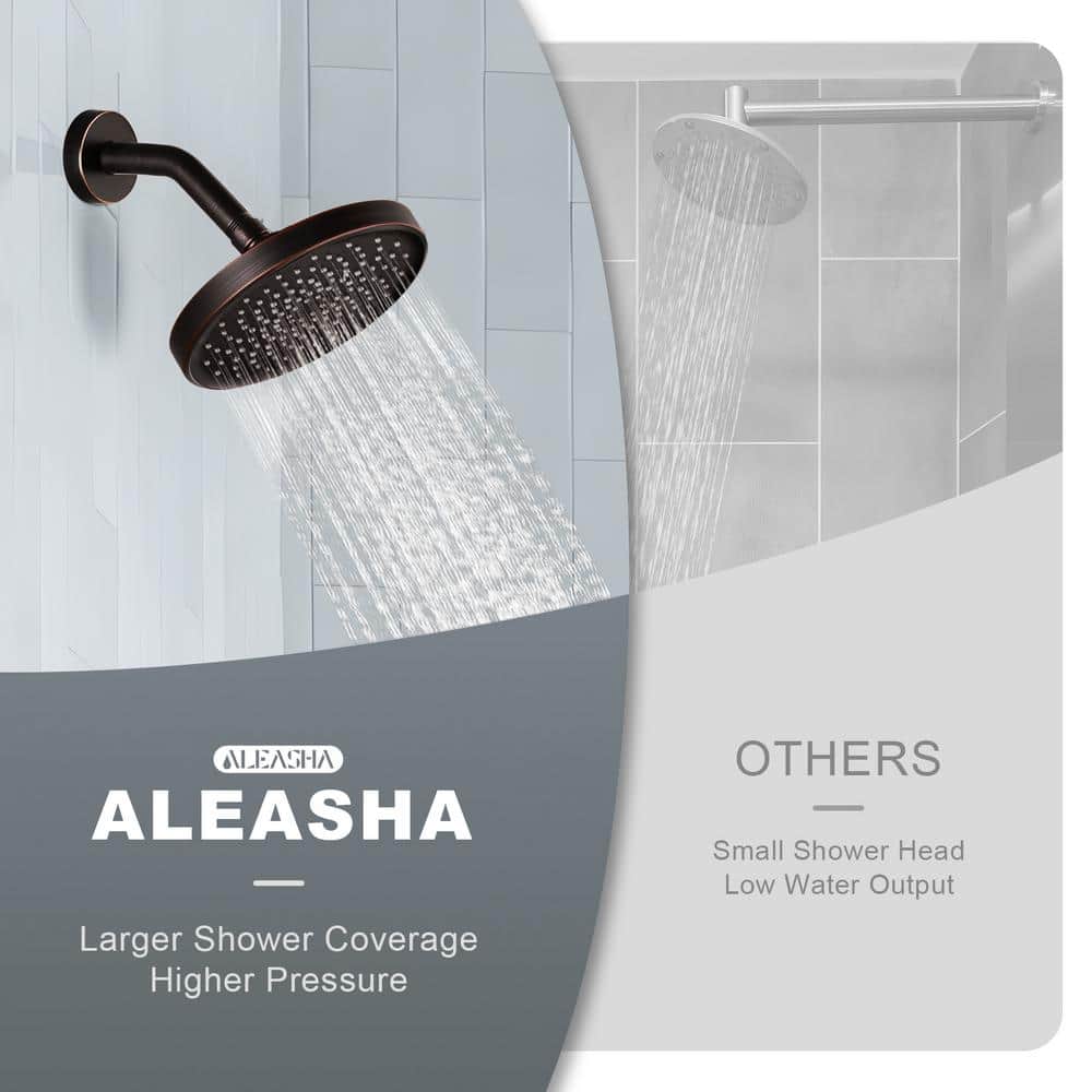 Large Oil Rubbed Bronze Rain Shower Head