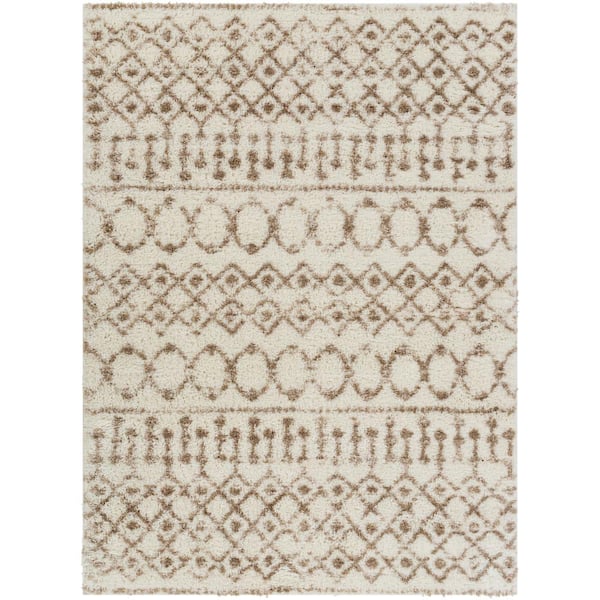Livabliss Sherrell Beige 7 ft. x 9 ft. Indoor Area Rug