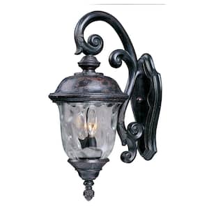 Carriage House DC 3-Light Oriental Bronze Outdoor Wall Lantern Sconce
