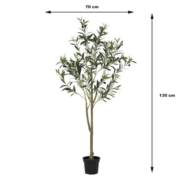 Nearly Natural Indoor 82 in. Artificial Olive Tree 9160 - The Home Depot